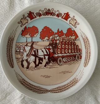 Set 3 Piatti Decorati Splugen Oro