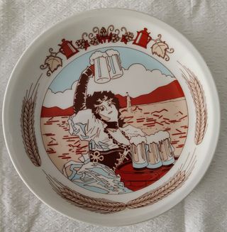 Set 3 Piatti Decorati Splugen Oro