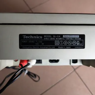 Technics SL-D4 Tocadiscos Automático