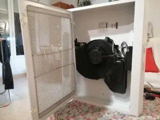 Campana extractora blanca 60x51x13 cm