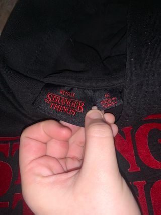 Sudadera Stranger Things Negra