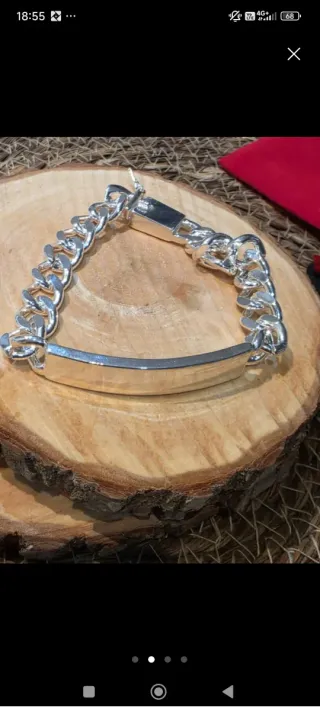 Pulsera Plata Hombre S925