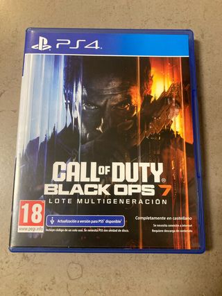 Call of Duty Black Ops 7 PS4 Lote Multigeneración
