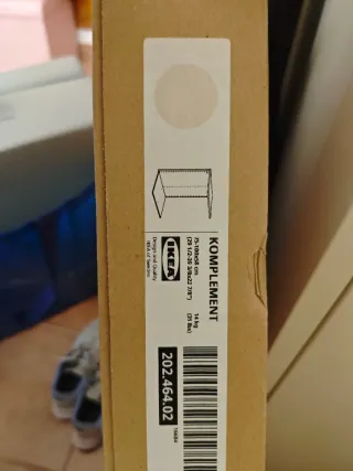 Ikea KOMPLEMENT 202.464.02 Roble Tinte Blanco