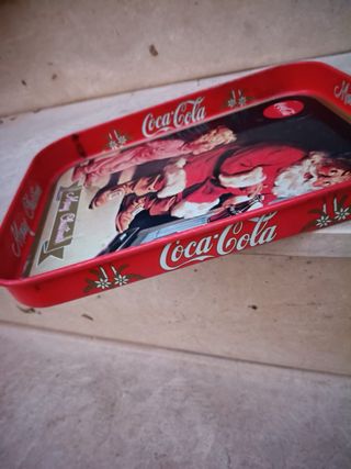 Vassoio Coca-Cola Vintage Natale Babbo Natale