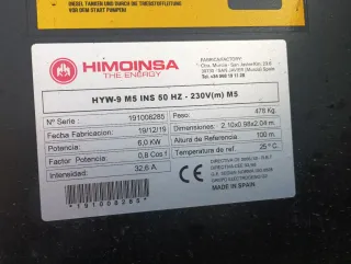 Grupo Electrógeno HIMOINSA HYW9