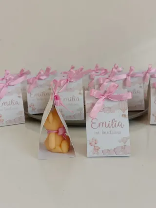 Velas artesanales florales