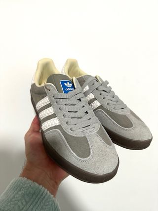 Adidas Gazelle Talla 38 Gris/Blanco