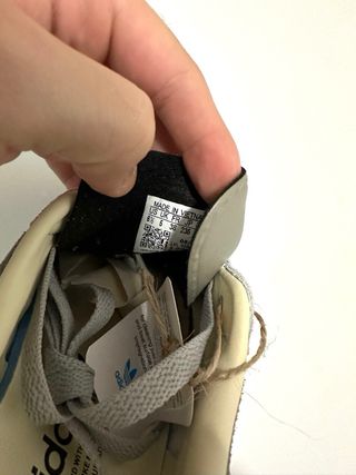 Adidas Gazelle Talla 38 Gris/Blanco