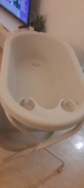 Bañera cambiador bebé poco uso