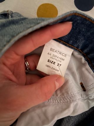 Jeans Beatrice B donna blu e rosa