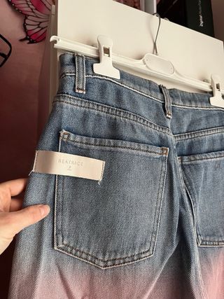 Jeans Beatrice B donna blu e rosa