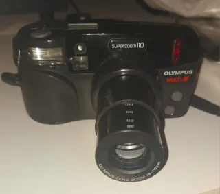 Cámara fotos Olympus Súper zoom 110 multi AF