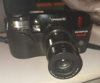 Cámara fotos Olympus Súper zoom 110 multi AF