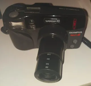 Cámara fotos Olympus Súper zoom 110 multi AF