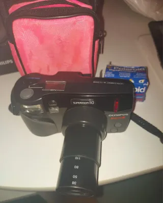 Cámara fotos Olympus Súper zoom 110 multi AF