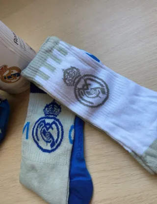 Bote Real Madrid con calcetines