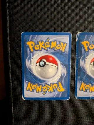 Lotto 3 carte Pokémon Umbreon vintage POOR
