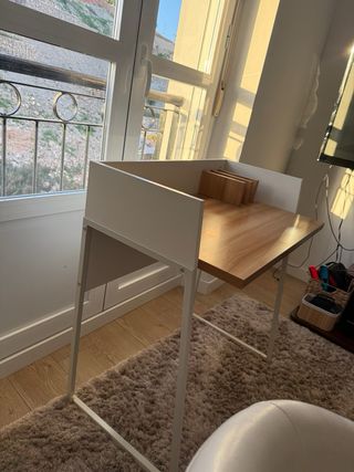 Escritorio SKLUM Nórdico Madera y Metal