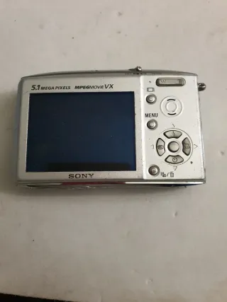 Cámara Sony Cybershot DSC-T5 Plata