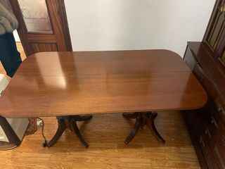 Mesa de madera consola extensible