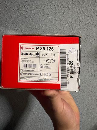 PASTILLAS FRENO DELANTERAS BREMBO (VAG)