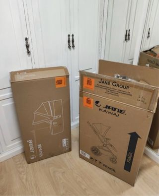 Carrito Bebé Jane Kawai Gris de 3 piezas