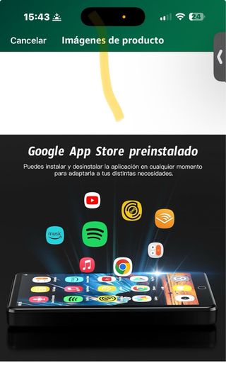 Reproductor MP4 Negro