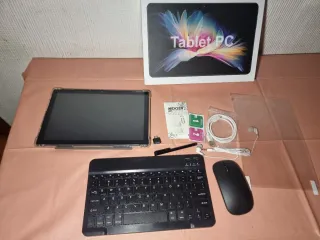 Tablet PC Negra con Accesorios