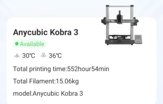 Impresora 3D Anycubic Kobra 3 Combo