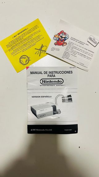 Manuales Nintendo NES (Español)