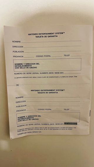 Manuales Nintendo NES (Español)