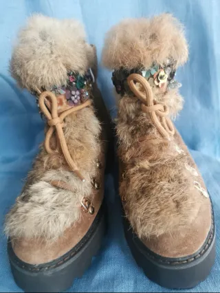 Botines Alma en Pena ante marrones