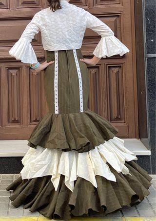 Traje de Flamenca Talla 36-38-40 elastico