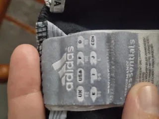 Pantalón chándal Adidas 3 rayas negro Talla M