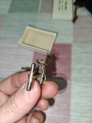 Gemelos Plata Mexicana 925