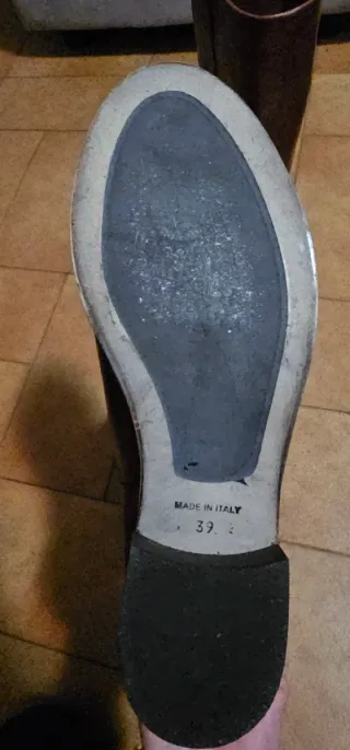 Stivali Perone in vera pelle marrone