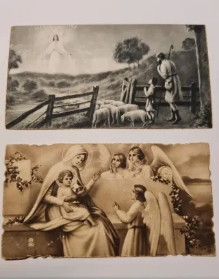 Lote 4 estampas Religiosas Antiguas