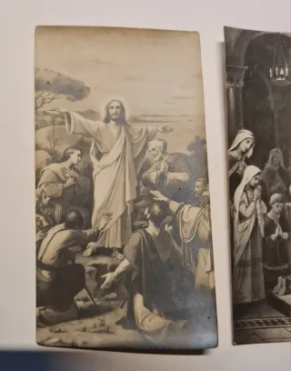 Lote 4 estampas Religiosas Antiguas