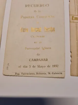 Lote 4 estampas Religiosas Antiguas