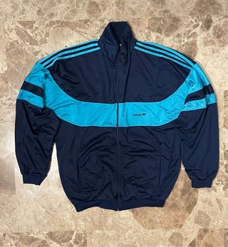 Chaqueta Adidas Oversize Retro 80s Azul