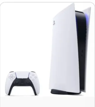 Consola PS5 Sony Blanca y Negra