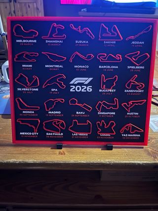 Calendario 3D F1 2026