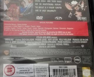 PACK "GREMLINS" Y "GHOULIES" EN DVD