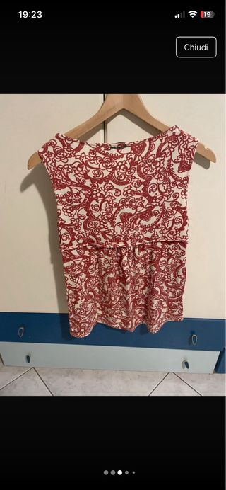 Maglia Liu Jo rossa fantasia