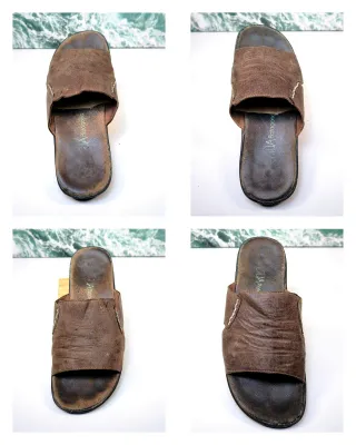 Sandalias Cuero Genuino Agua Patagonia T41