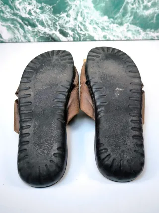 Sandalias Cuero Genuino Agua Patagonia T41