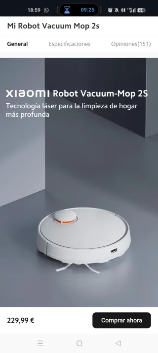 Robot Aspirador Xiaomi