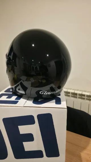 CASCO SHOEI GLAMSTER NEGRO