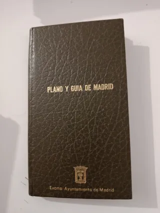 Plano y guia de Madrid, 1979.